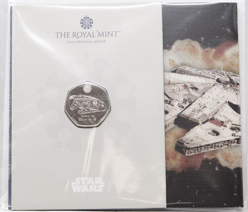 Großbritannien 50 Pence 2024 - Star Wars - Millenium Falcon BU