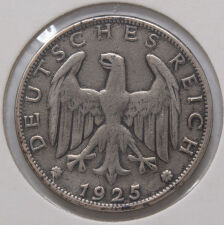 Weimarer Republik 1 Reichsmark 1925 F*