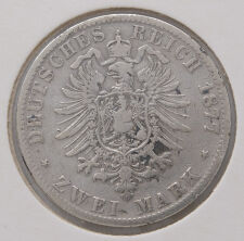 Deutsches Reich 2 Mark 1877 - Ludwig II. von Bayern*