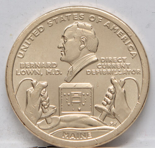USA 1 Dollar 2024 - Innovationen #24 - Defibrillator - Maine - D*