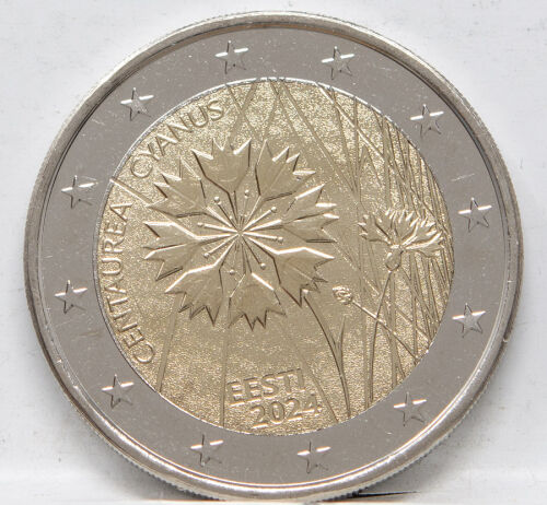 Estland 2 Euro 2024 - Kornblume - unc.