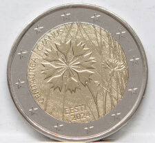Estland 2 Euro 2024 - Kornblume - unc.