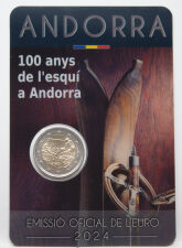 Andorra 2 Euro 2024 - 100 Jahre Ski Sport in Andorra  - BU*