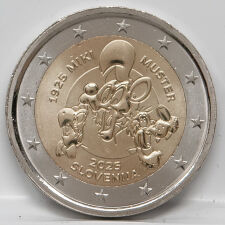 „Slowenien 2 Euro 2025 Miki Muster UNC aus dem...