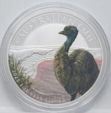 Australien 1 Dollar 2025 - Emu 1 oz. - coloriert
