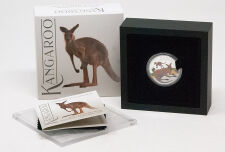 Australien 1 Dollar 2025 - Känguru - High Relief - coloriert
