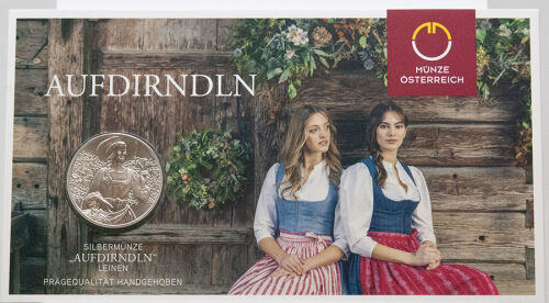 Österreich 10 Euro 2025 - Aufdirndln #1 - Leinen - hgh