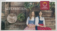 Österreich 10 Euro 2025 - Aufdirndln #1 - Leinen - hgh