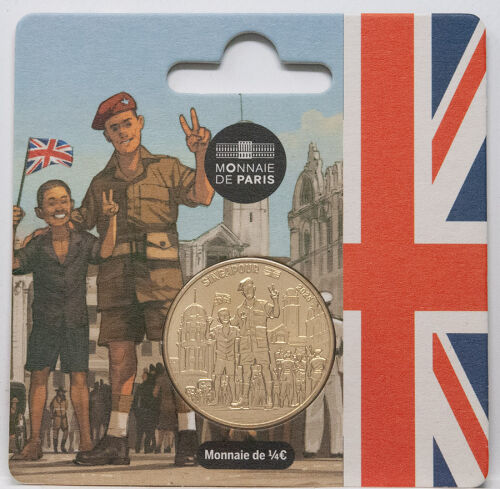 Frankreich 0,25 Euro 2025 - VE Day - Großbritannien