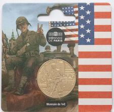 Frankreich 0,25 Euro 2025 - VE Day - Amerika