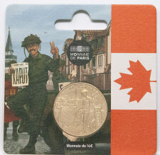 Frankreich 0,25 Euro 2025 - VE Day - Kanada