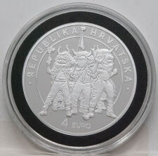 Kroatien 4 Euro 2025 - Halubje - 1 oz Silver