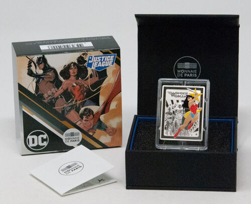 Frankreich 10 Euro 2025 - 90 Jahre DC Comics - Wonder Woman - PP - Barrenmünze
