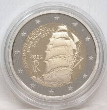 Italien 2 Euro 2025 - Schulschiff Vespucci PP