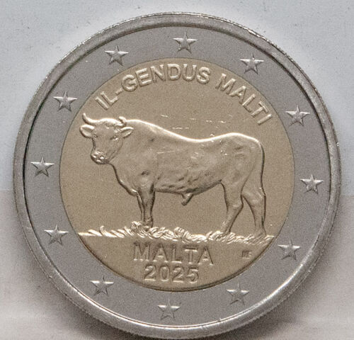 Malta 2 Euro 2025 - Maltesischer Ochse - unc