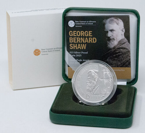 Irland 15 Euro 2025 - Bernard Shaw - PP