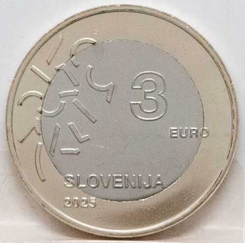Slowenien 3 Euro 2025 - Kulturhauptstadt 2025 - Nova Goriza  unz*