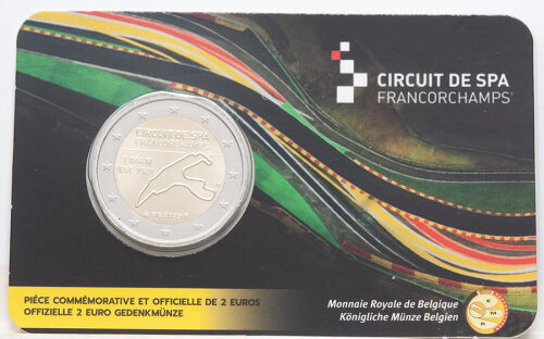 Bild zeigt 2 Euro in Coincard mit dem Motiv Spa Francorchamps