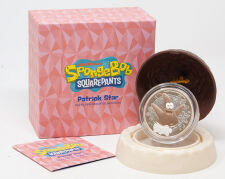 Tuvalu 2 Dollar 2025 - Spongebob - Patrick Star - PP 2 oz...