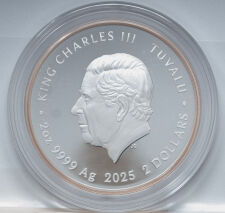 Tuvalu 2 Dollar 2025 - Spongebob - Patrick Star - PP 2 oz Silber