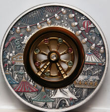 Tuvalu 2 Dollar 2025 - Ferris Wheel - 2 Unzen - Antique finish