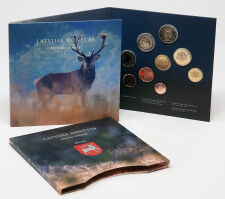 Kursmünzensatz Lettland 2025 (KMS) im Brilliant...