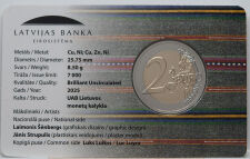 Lettland 2 Euro 2025 - Regionen - Selija -  BU Coincard