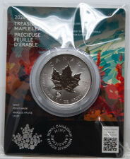 Kanada 2026 5 CAD Treasured Silver Maple Leaf Wolf Privy...