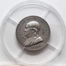 Frankreich 25 Euro 2025 - Benjamin Franklin - antik finish - 2 oz Silber