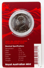 Australien 50 Cent 2026 - Jahr des Pferdes -  in Coincard