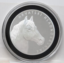 Kroatien 4 Euro 2025 - Kroatisches Kaltblut - 1 oz Silber PP