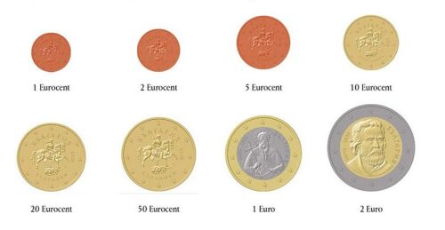 Eurosatz Bulgarein mit allen 8 Nominalen von 1 Cent bis 2 Euro