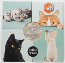 Frankreich 5 Euro 2026 Katze SPA Münze in...