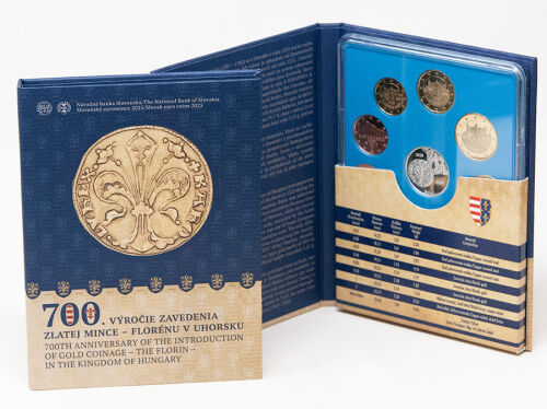 KMS Slowakei 2025 „Goldflorin“ in Polierter Platte in Original-Sammlerbox der Mincovňa Kremnica.