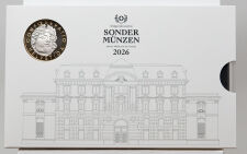 Außenansicht des Schweizer Münzsatzes 2026:...