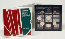 Der offizielle Folder des litauischen Münzsatzes...