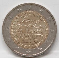 Nahaufnahme der Motivseite der 2-Euro-Münze...