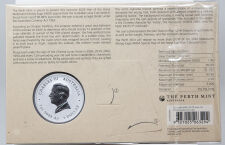 Die Vorderseite präsentiert das Bildnis von König Charles III., entworfen von Dan Thorne. Die Umschrift beinhaltet „CHARLES III“, „AUSTRALIA“, sowie Gewicht und Feinheit „1oz 9999 Ag“ und den Nennwert „1 DOLLAR“.