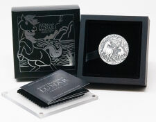 Präsentiert ein kraftvolles Motiv eines...