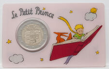 Der Kleine Prinz, umgeben von Sternen und der...