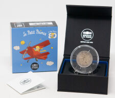 Zentrales Porträt des nachdenklichen Kleinen Prinzen...