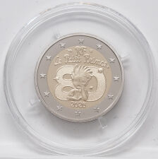 Die europäische Seite zeigt den Nennwert von 2 Euro sowie die Europakarte und die zwölf Sterne der EU-Flagge.