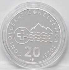 Schweiz 20 Franken 2026 - Genfer See PP im Etui