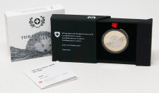 Vorderseite der 10 Franken Igel-Münze 2026 (PP)