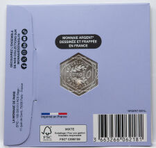 Vorderseite zeigt den Nennwert 10 Euro umgeben von Lorbeer- und Eichenzweigen sowie der Inschrift REPUBLIQUE FRANCAISE.