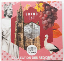 Kulturelle Wahrzeichen der Region Grand Est auf der...