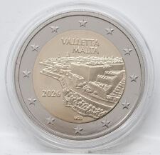 Vorderseite der 2 Euro Gedenkmünze Malta 2026 mit...