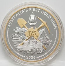 Vorderseite: Porträt von König Charles III. mit der Inschrift AUSTRALIA 2026 und dem Nennwert 1 Dollar.