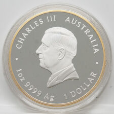 Australien 1 Dollar 2026 - 175 Jahre 1. Gold Rush 1 oz Silber vergoldet PP
