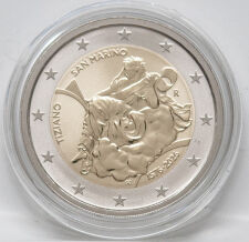 Vorderseite der 2 Euro Gedenkmünze Tiziano San Marino im Reverse Proof Design